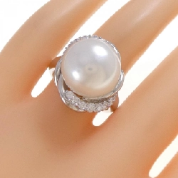 Nhẫn ngọc trai trắng PT900 14.0mm - Hàng hiệu Authentic 850604