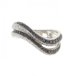 Nhẫn kim cương 750WG/750BG 0.45CT 667805