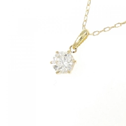 Dây chuyền kim cương K18YG 0.517CT F SI1 Tốt - Hàng hiệu Chính hãng 875452