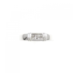 Nhẫn kim cương K18WG 0.15CT - Hàng hiệu Chính hãng 851068