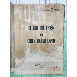 Đệ nhị thế chiến và chiến tranh lạnh - Nguyễn Mạnh Quang 137487