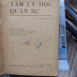 Sách: Tâm lý học Quân sự (A1) - Tác giả: Phạm Hoàng Gia - Thế Trường dịch 674510