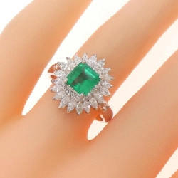 Nhẫn Emerald PT900 1.06CT - Hàng hiệu Chính hãng 853099