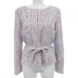 【Mã giảm giá】Áo khoác không cổ CHANEL