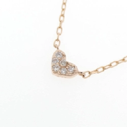 K10PG Heart Pave Diamond Necklace 0.05CT - Hàng hiệu Chính hãng 857471