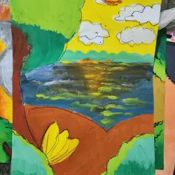 Combo 22 tranh vẽ acrylic chủ đề phong cảnh 799973