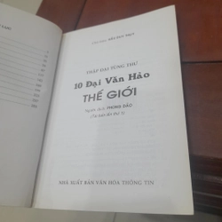 THẬP ĐẠI TÙNG THƯ - 10 Đại văn hào thế giới 458503