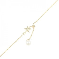 K10YG Star Freshwater Pearl Anklet 5.7mm - Hàng hiệu Authentic