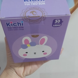 Túi trữ sữa Kichi size 100ml- 30 túi cảm biến nhiệt độ 393455