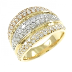 Nhẫn kim cương PT900/K18/K18PG 1.10CT - Hàng hiệu Authentic