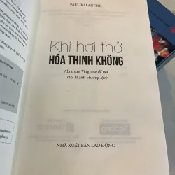 KHI HƠI THỞ HOÁ THINH KHÔNG - PAUL KALANITHI  1010305