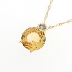 K18YG Mặt dây chuyền Citrine - Hàng hiệu Chính hãng 859849