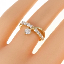 Nhẫn kim cương K18YG 0.22CT 672796