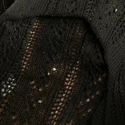 Áo Len Móc Màu Đen Fit < 60Kg 798908