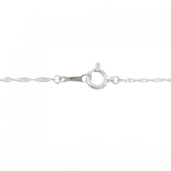 K18WG Solitaire Dây chuyền kim cương 0.15CT - Hàng hiệu Chính hãng 858280