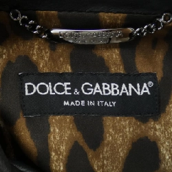 【Mã giảm giá】Dolce & Gabbana DOLCE&GABBANA Áo khoác da biker 637038