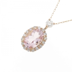 K18PG Morganite Necklace 0.74CT - Hàng hiệu Chính hãng 863716