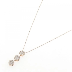 K18PG Hoa Kim Cương Dây Chuyền 1.00CT - Hàng hiệu Chính hãng 864044