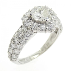 Nhẫn kim cương hình trái tim PT900 0.45CT