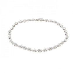 K18WG Vòng tay kim cương 2.00CT - Hàng hiệu Chính hãng 871035