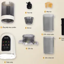 🍓 Máy ép chậm Kalite KSJ569 ❄️ Ép chậm không sinh nhiệt 779670