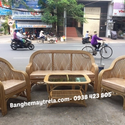 Bàn ghế sofa mây tự nhiên cây đóng 471724