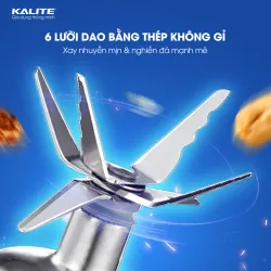 Máy xay sinh tố KALITE KLB630 3 cối xay động cơ đồng nguyên chất 931595