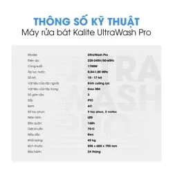 Máy rửa bát KALITE KDW9141, mới 100%, sang trọng, chính hãng 701514