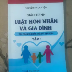 Sách Giáo trình Luật Hôn Nhân Và Gia Đình - Nguyễn Ngọc Điện mới 90%