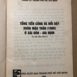 Sách Tổng tiến công và nổi dậy xuân Mậu Thân 1968 ở Sài Gòn - Gia Định 305400