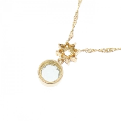 K18YG Aquamarine Necklace - Hàng hiệu Authentic 861671