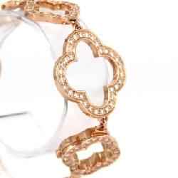 Vacheron Constantin Alhambra PG/D･BraceletD 2365149/VCARN5KC00 PG･RG Quartz - Hàng hiệu Authentic 875613