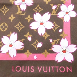 Louis Vuitton Monogram Cherry Blossom (LV x TM) Carre Cherry Blossom 70cm M96102 Khăn quàng - Hàng hiệu Chính hãng 807274