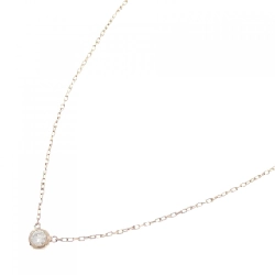 K18PG Solitaire Dây chuyền kim cương 0.10CT - Hàng hiệu Chính hãng 858112