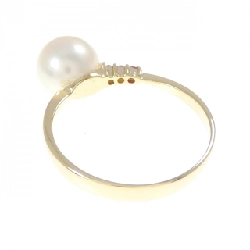 Nhẫn ngọc trai Akoya K18YG 7.6mm - Hàng hiệu Authentic 853668