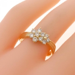 Nhẫn kim cương hoa K18YG 0.50CT - Hàng hiệu chính hãng 852908