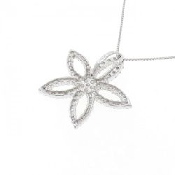 K14WG/K10WG Hoa Vàng Kim Cương Dây Chuyền 0.50CT - Hàng hiệu Chính hãng 856757