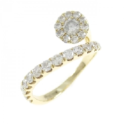 Nhẫn kim cương K18YG 1.00CT