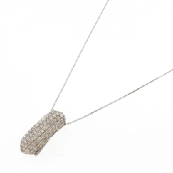 K18WG Pave Diamond Necklace 1.60CT - Hàng hiệu Authentic 860956