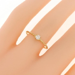 【Sản phẩm mới】Nhẫn kim cương Solitaire K18YG 0.093CT 669957