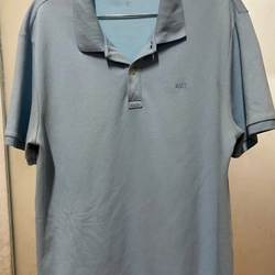 Combo 2 áo polo Thái màu xanh & màu nâu tặng kèm màu kem. 502139