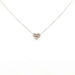 K10PG Dây chuyền kim cương hình trái tim 0.11CT - Hàng hiệu Chính hãng