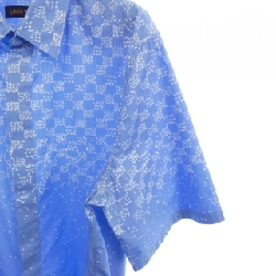 Áo sơ mi ngắn tay chi tiết móc LOUIS VUITTON Damier Spread HNS20WNF4 - Hàng hiệu Chính hãng 893459