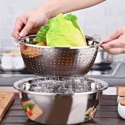 Sét 5 bộ rổ chậu inox  73094