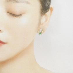 K18YG/K18WG Bông tai Ngọc lục bảo 0.50CT - Hàng hiệu Chính hãng 865782