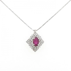 Dây chuyền ruby PT850 1.00CT - Hàng hiệu Authentic