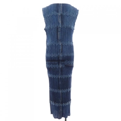 Pleats Please 2001 In Hình In Denim PP12-JH521 Đầm - Hàng hiệu Chính hãng 815301