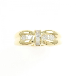 Nhẫn kim cương K18YG 0.43CT 670918