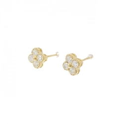 K18YG Bông tai hoa kim cương 0.502CT - Hàng hiệu Chính hãng 866601