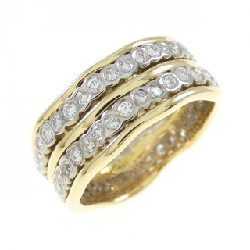 Nhẫn kim cương K18YG/K18WG 0.666CT